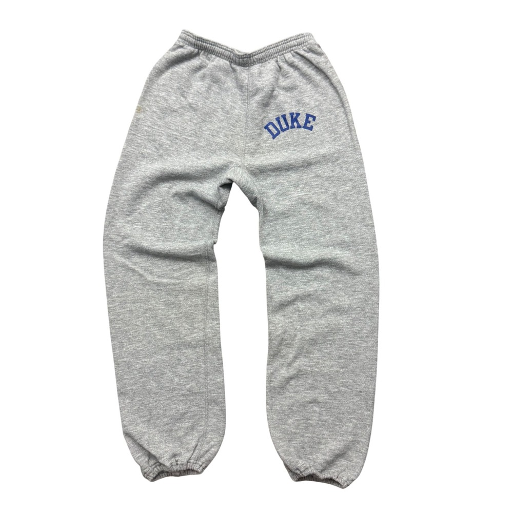Vintage Champion Duke Blue Devils University Sweatpants Gray Joggers Gusset 80s